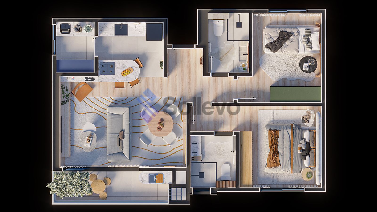 Apartamento à venda com 2 quartos, 75m² - Foto 14