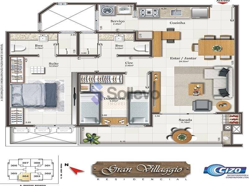 Apartamento à venda com 3 quartos, 116m² - Foto 28