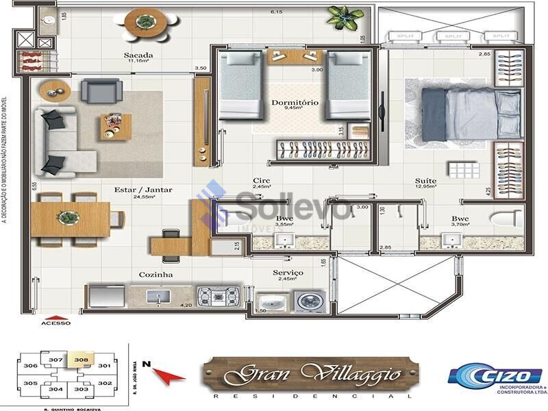 Apartamento à venda com 3 quartos, 116m² - Foto 32