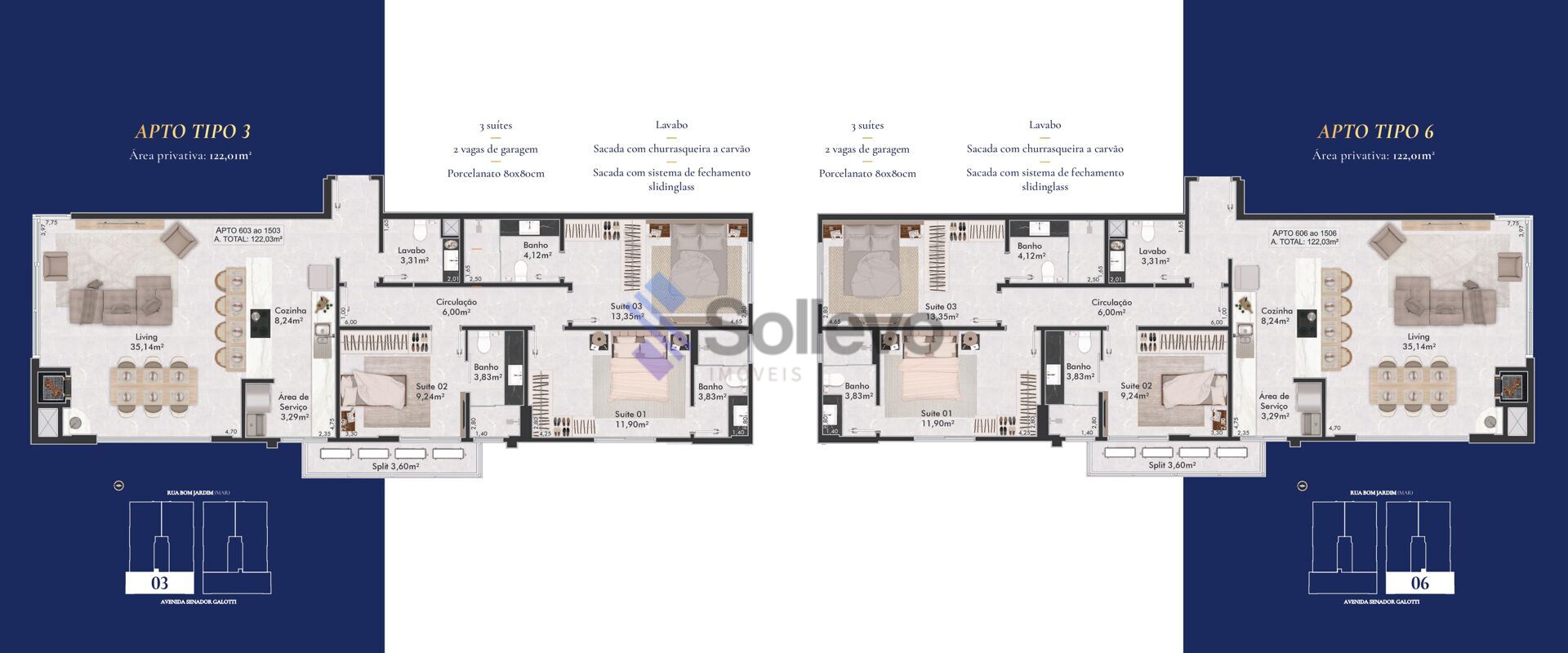 Apartamento à venda com 3 quartos, 181m² - Foto 15