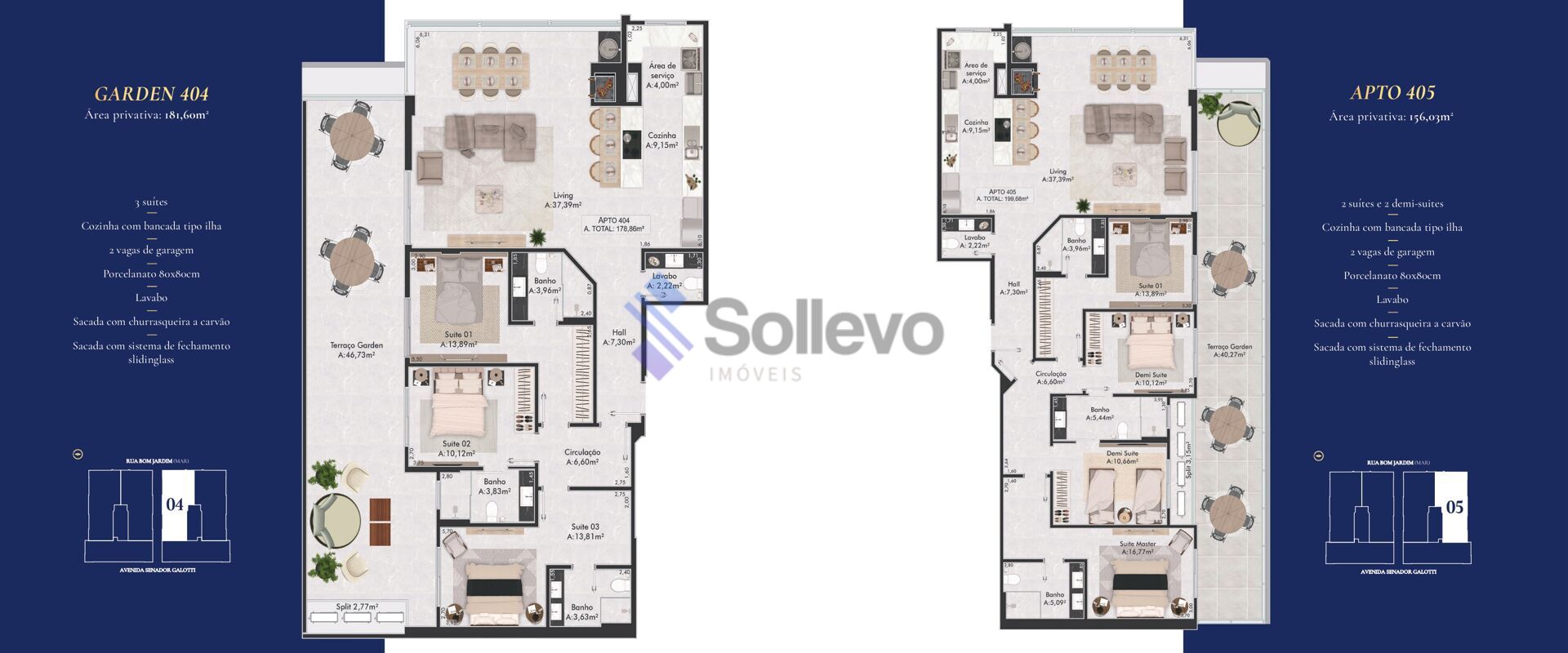 Apartamento à venda com 3 quartos, 181m² - Foto 12