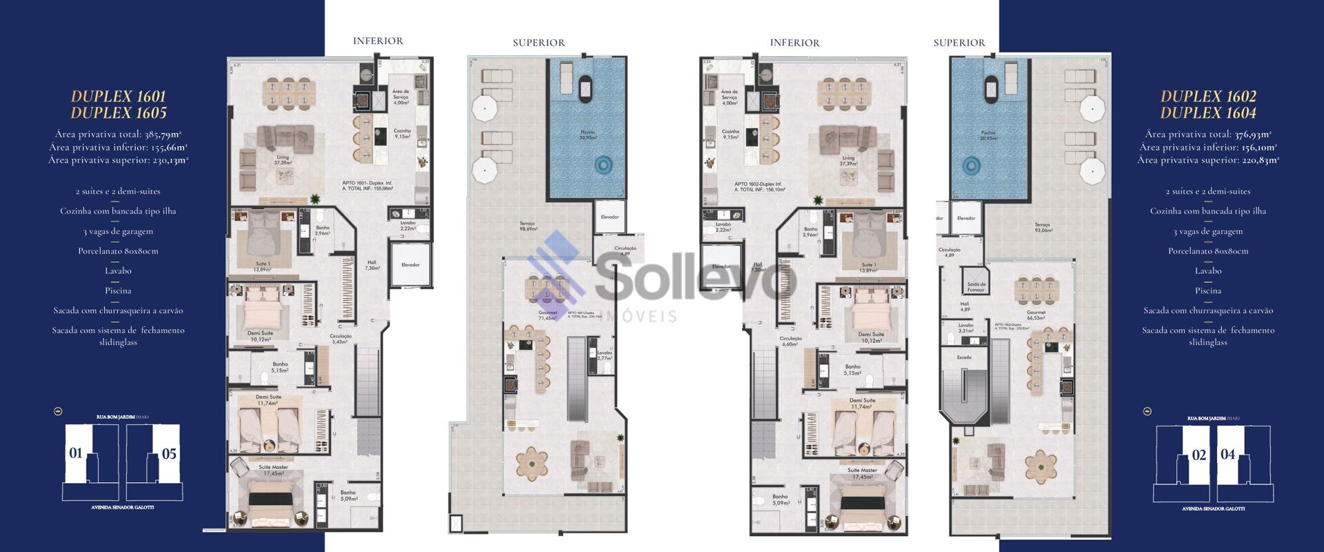 Apartamento à venda com 3 quartos, 181m² - Foto 16
