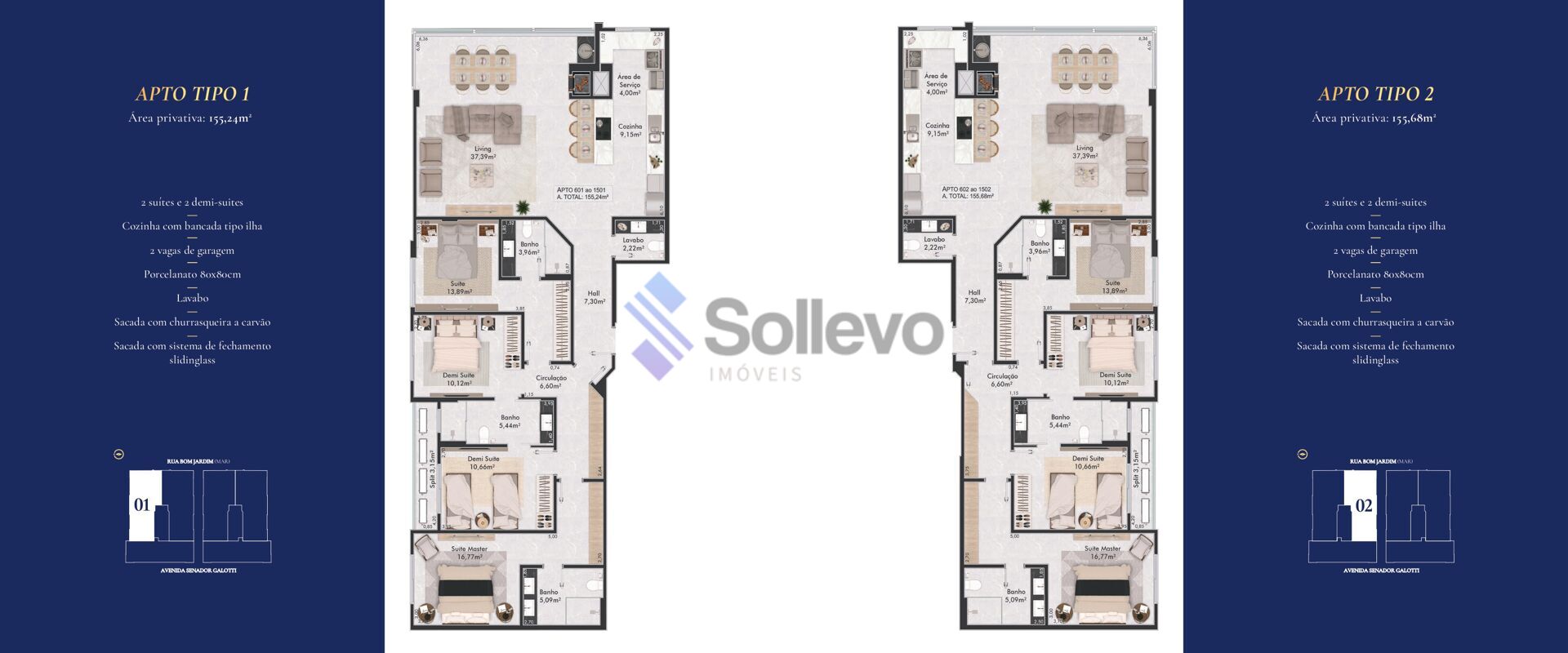Apartamento à venda com 4 quartos, 155m² - Foto 14