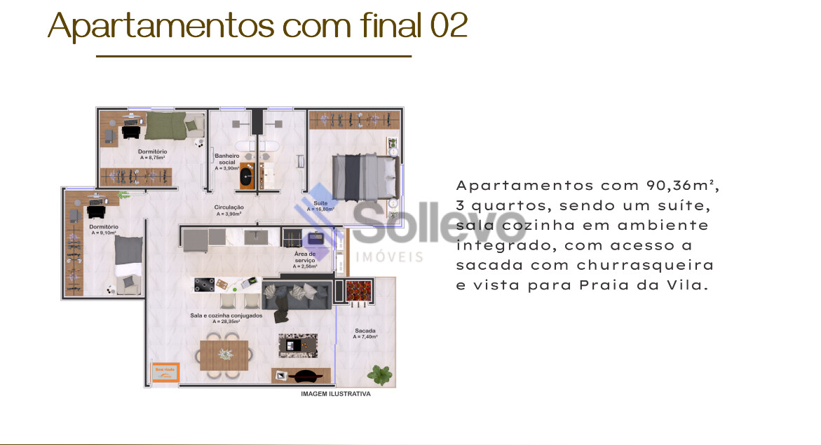 Apartamento à venda com 2 quartos, 80m² - Foto 27