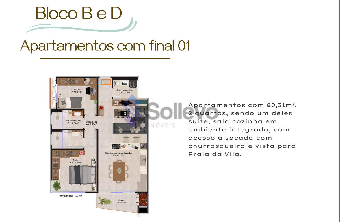 Apartamento à venda com 2 quartos, 80m² - Foto 26