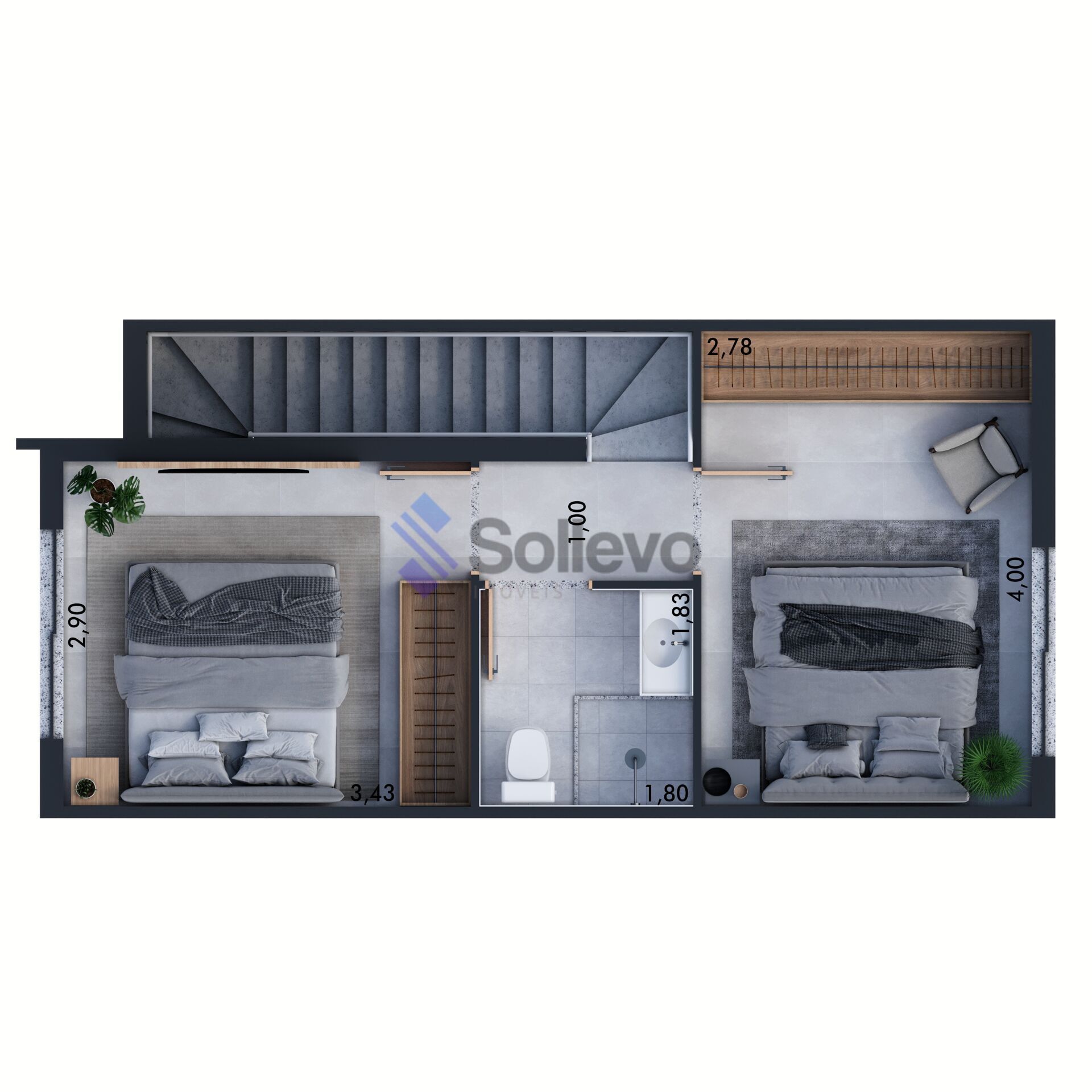 Casa, 2 quartos, 71 m² - Foto 11