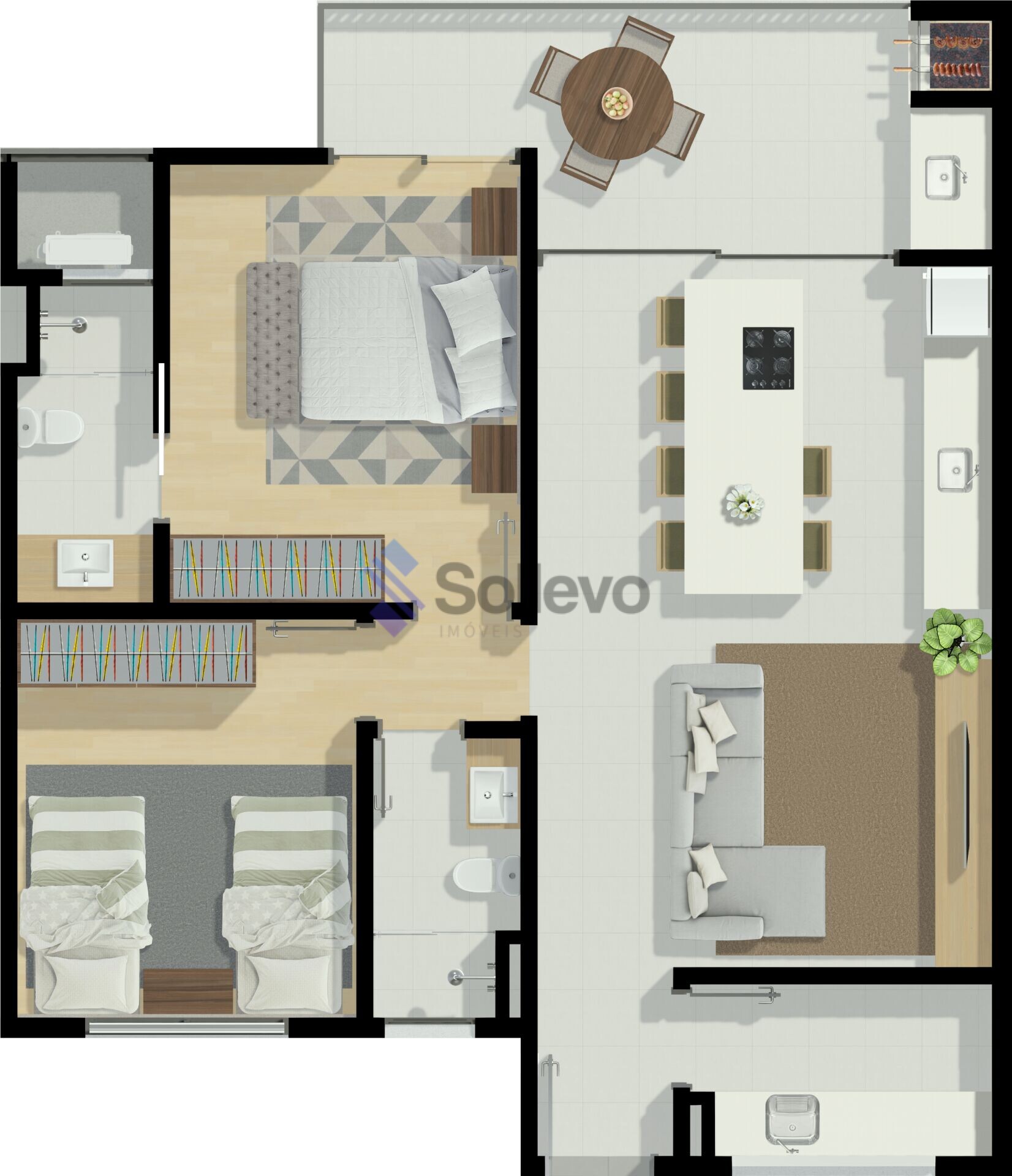 Apartamento, 2 quartos, 83 m² - Foto 29