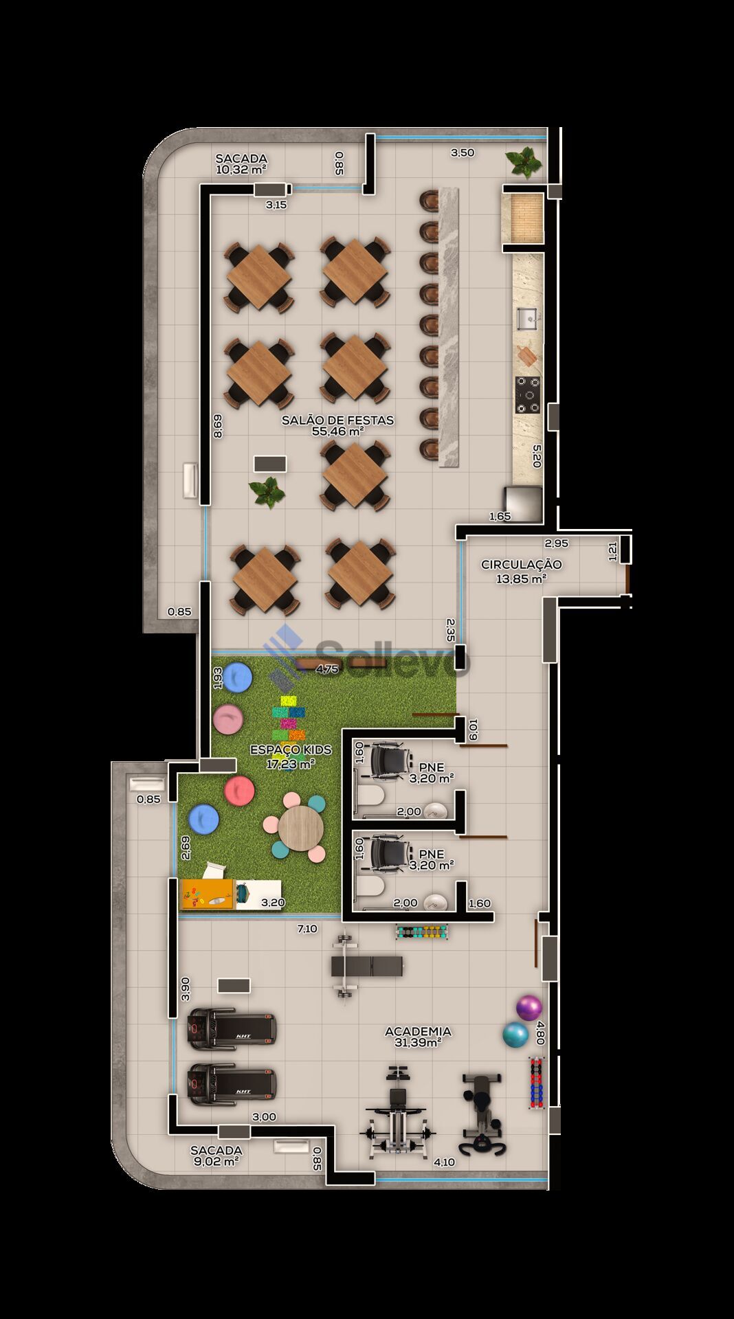 Apartamento à venda com 2 quartos, 76m² - Foto 16