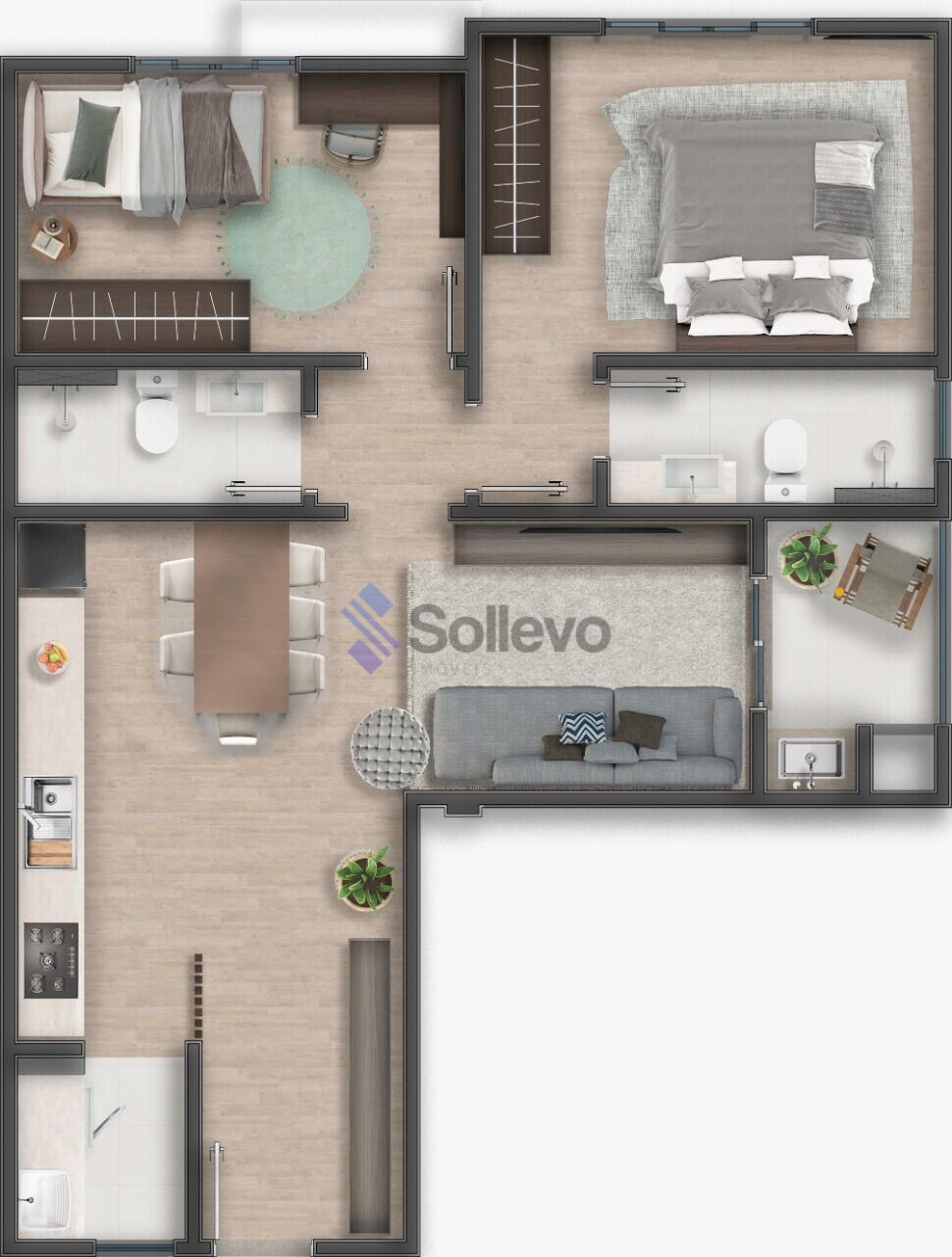 Apartamento à venda com 2 quartos, 73m² - Foto 15