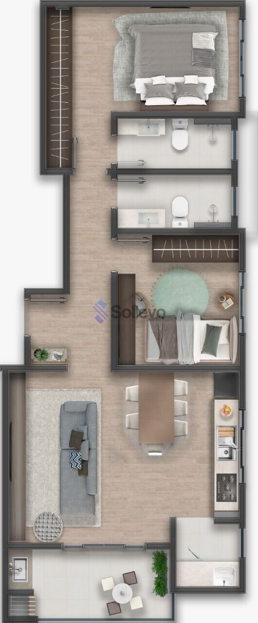 Apartamento à venda com 2 quartos, 73m² - Foto 14