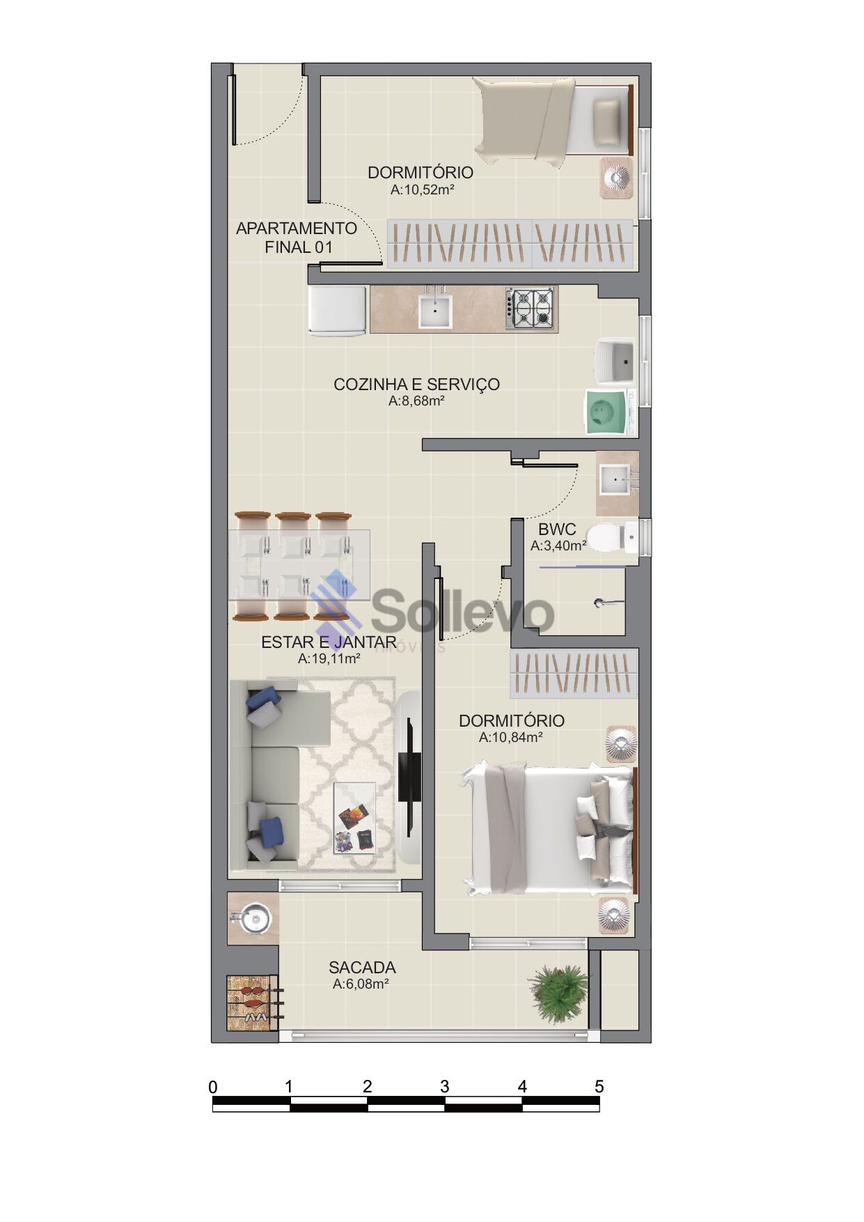 Apartamento à venda com 2 quartos, 70m² - Foto 10