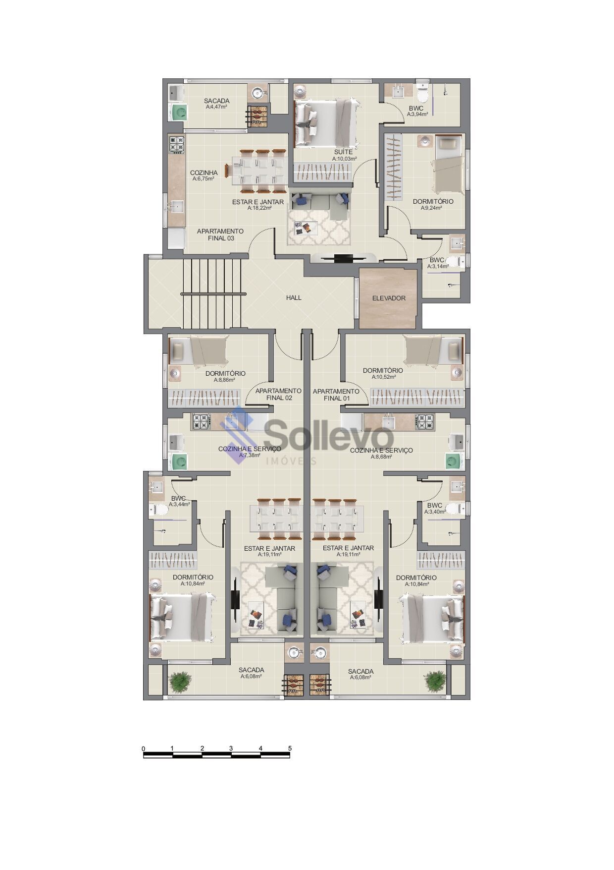 Apartamento à venda com 2 quartos, 70m² - Foto 7