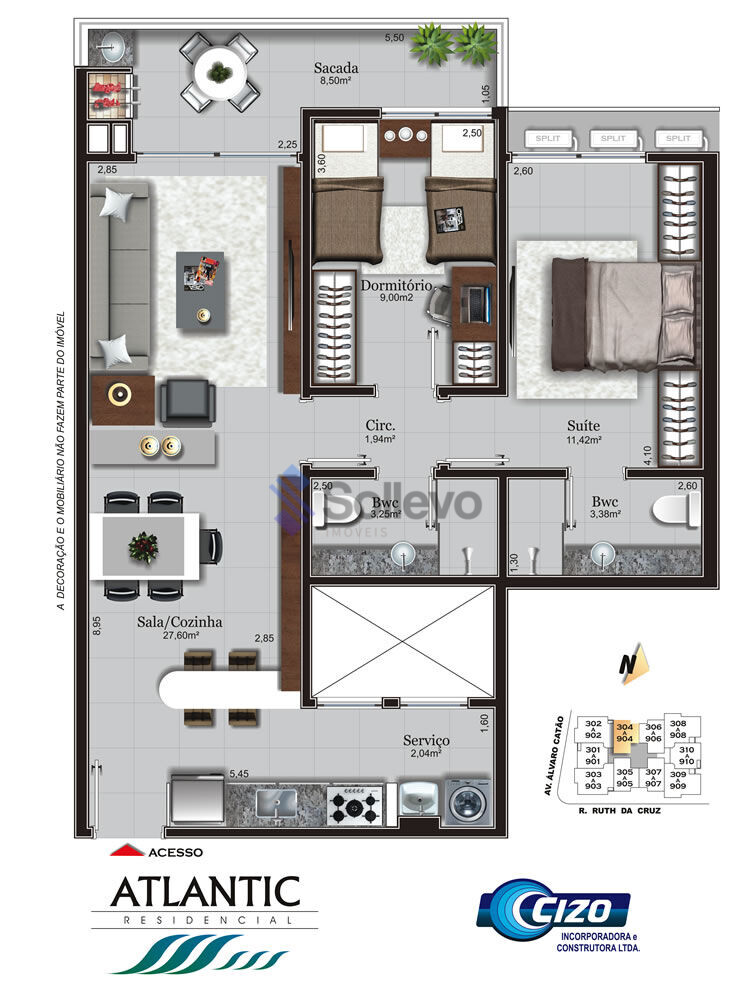 Apartamento à venda com 3 quartos, 109m² - Foto 13