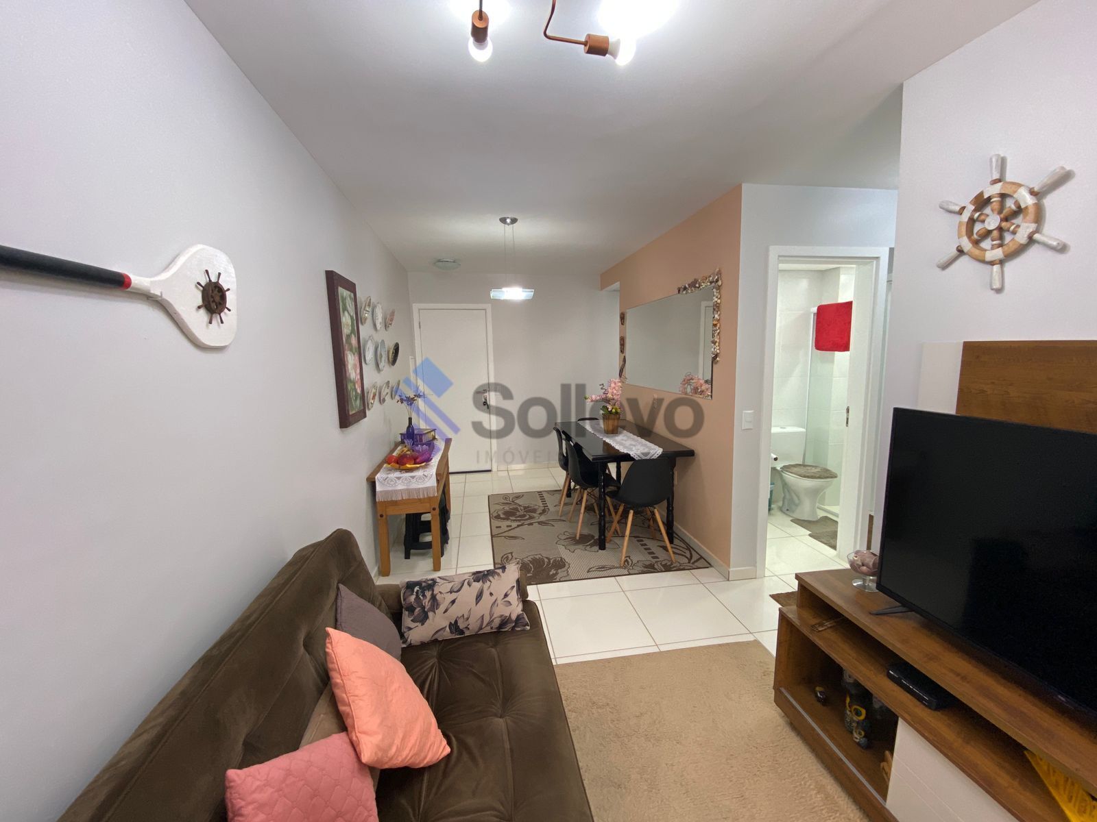 Apartamento à venda com 2 quartos, 55m² - Foto 3