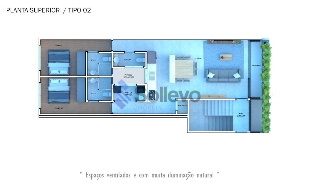 Apartamento à venda com 2 quartos, 123m² - Foto 7