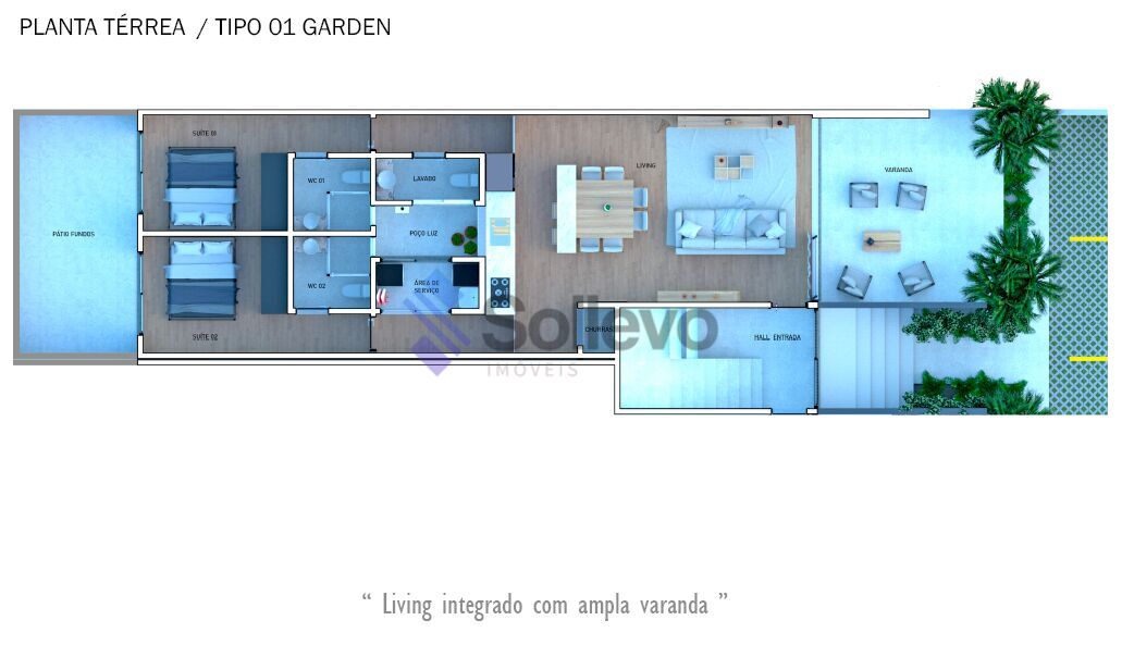 Apartamento à venda com 2 quartos, 123m² - Foto 6