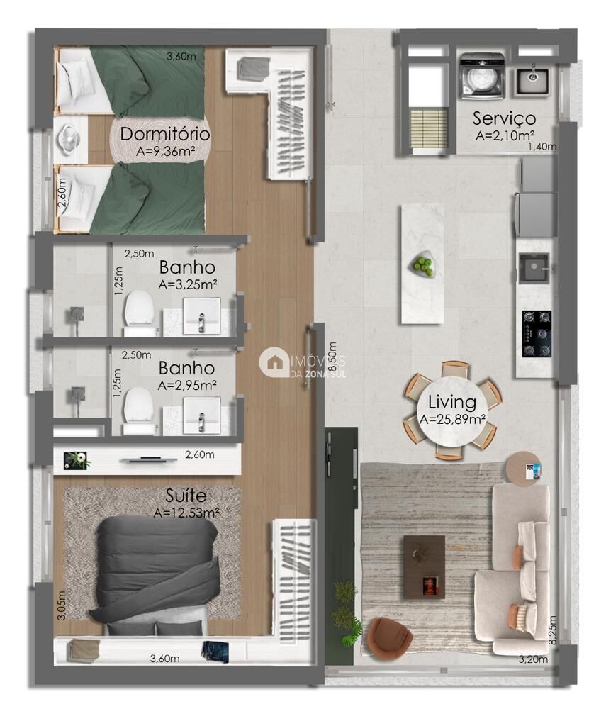 Apartamento, 2 quartos, 65 m² - Foto 19