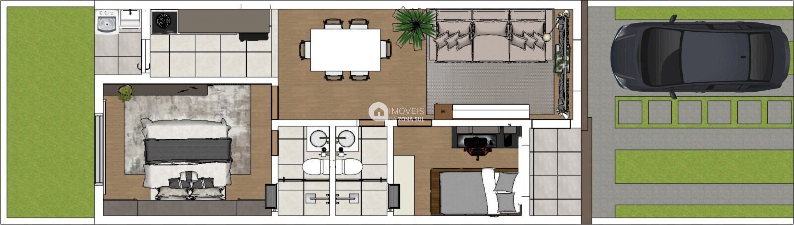 Casa, 2 quartos, 59 m² - Foto 4