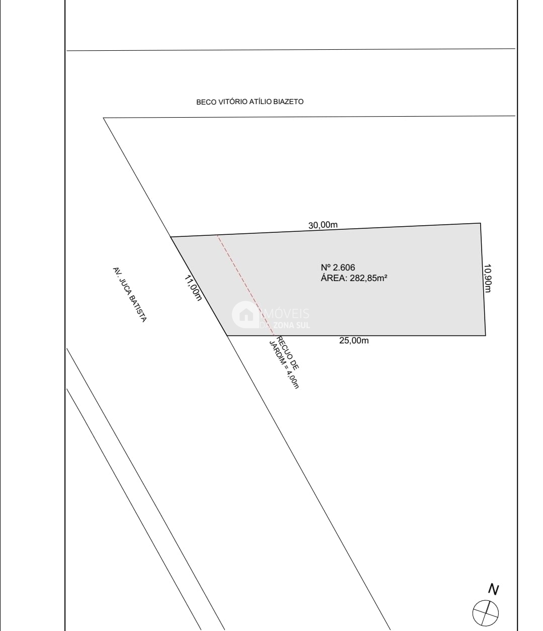 Terreno à venda, 282m² - Foto 4