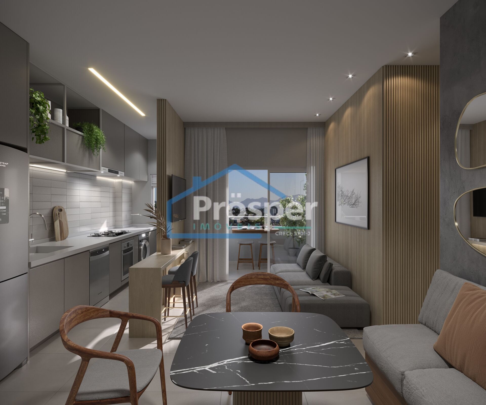 Apartamento de 2 quartos, 50m² no bairro Costa e Silva, em Joinville | Eu Corretor