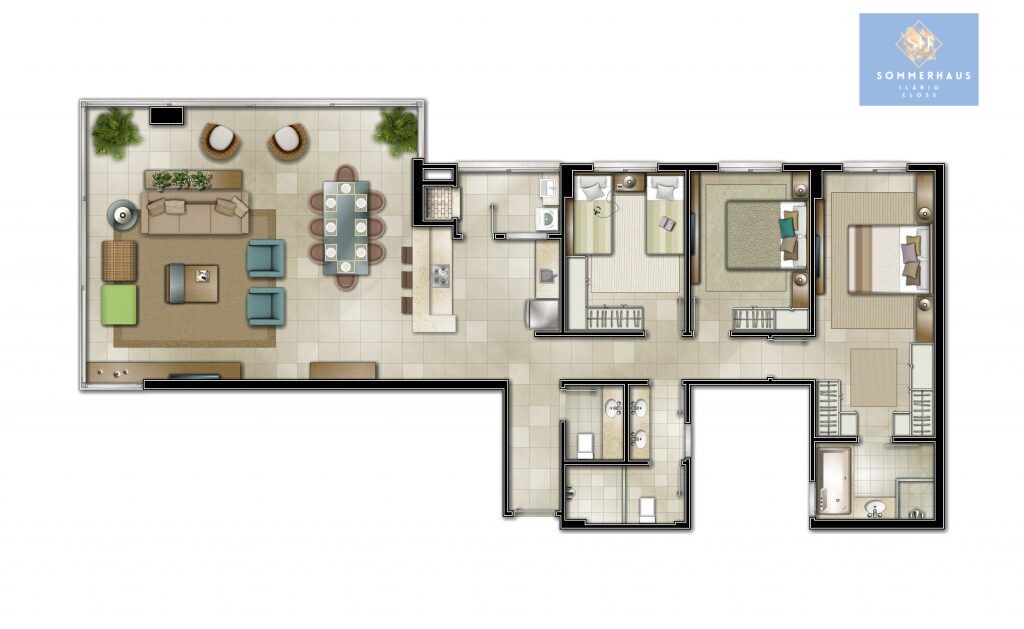 Apartamento à venda com 3 quartos, 125m² - Foto 37