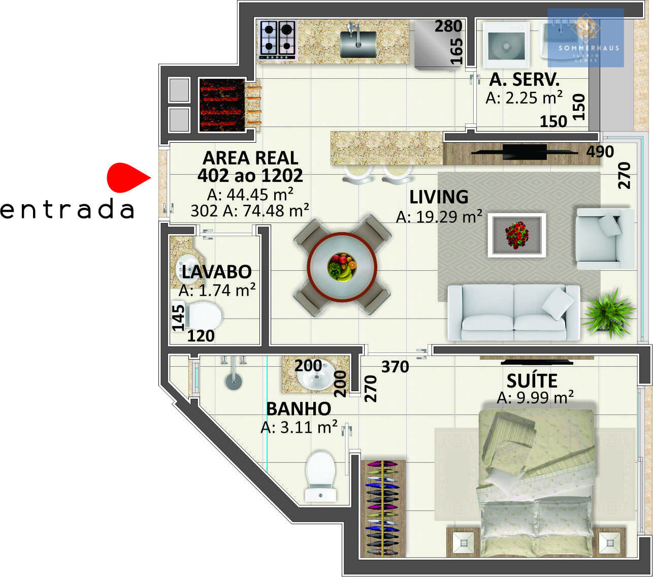 Apartamento à venda com 2 quartos, 97m² - Foto 29