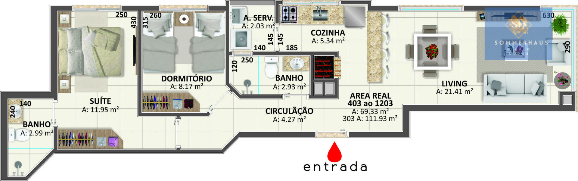 Apartamento à venda com 2 quartos, 97m² - Foto 30