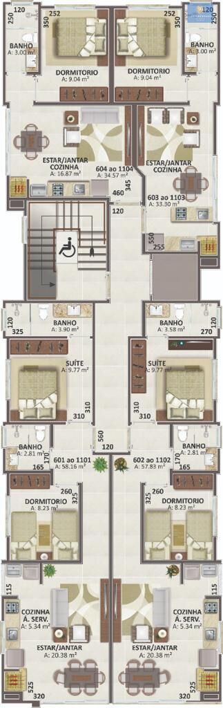 Apartamento à venda com 1 quarto, 33m² - Foto 17