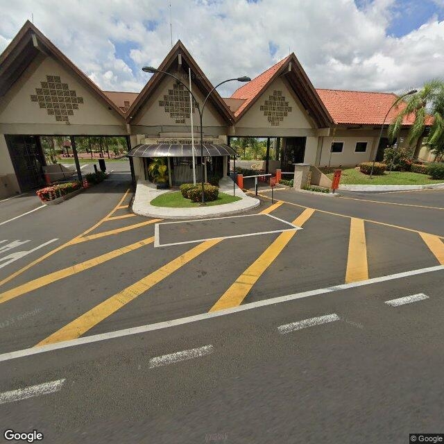 Imagem estática do "Street View" da localização