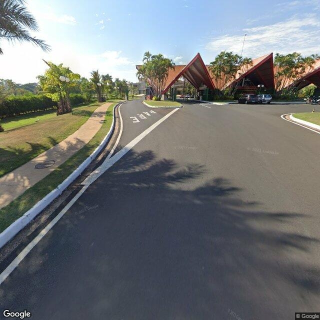 Imagem estática do "Street View" da localização