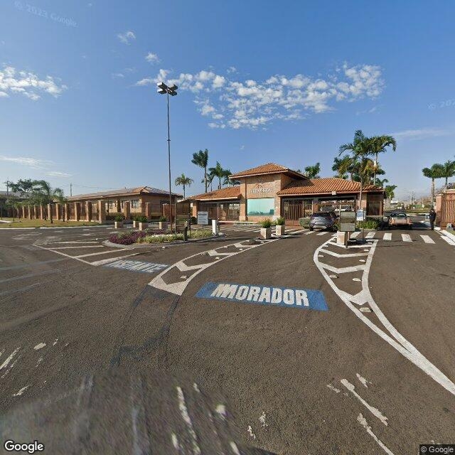 Imagem estática do "Street View" da localização