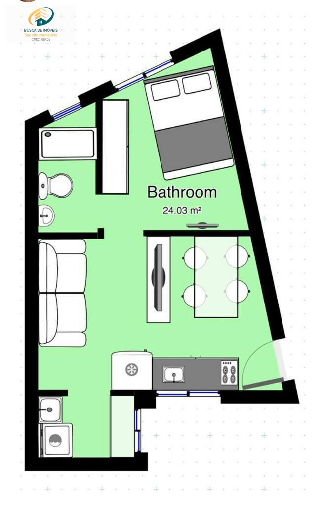 Apartamento para alugar com 1 quarto, 24m² - Foto 12