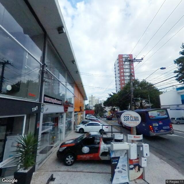 Imagem estática do "Street View" da localização