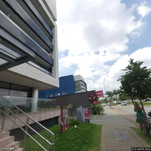 Imagem estática do "Street View" da localização