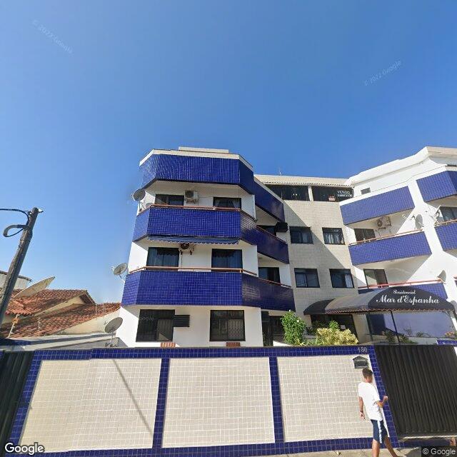 Imagem estática do "Street View" da localização