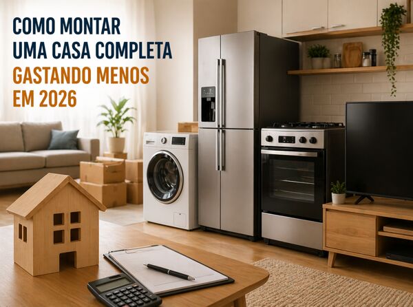 Como montar uma casa completa gastando menos em 2026 (guia prático)