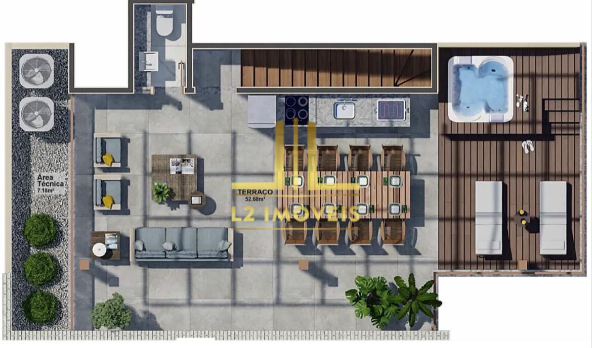 Cobertura, 3 quartos, 138 m² - Foto 12