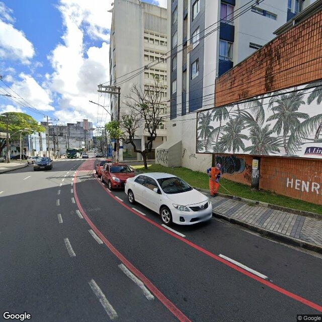 Imagem estática do "Street View" da localização