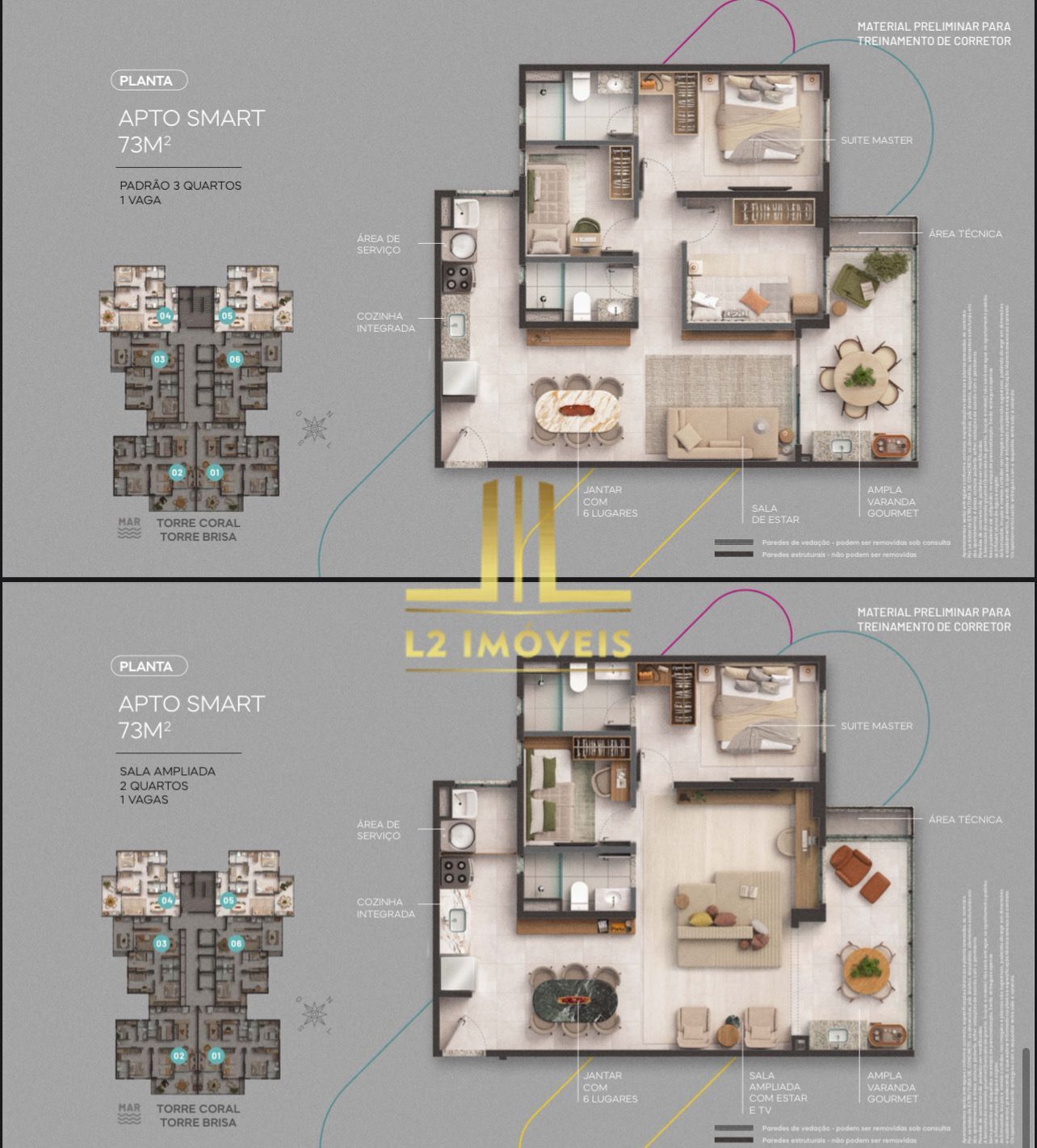 Apartamento à venda com 3 quartos, 100m² - Foto 14