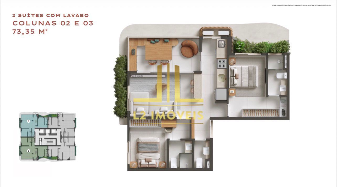 Apartamento, 2 quartos, 74 m² - Foto 5