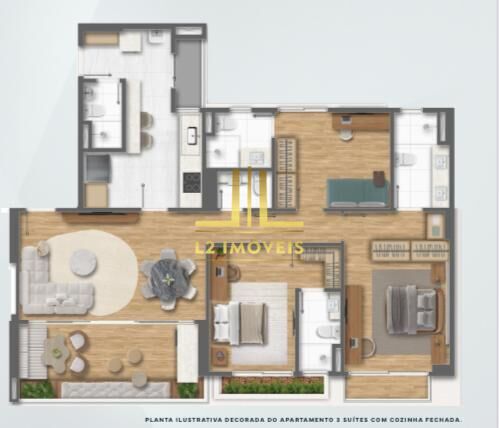Apartamento, 3 quartos, 115 m² - Foto 8