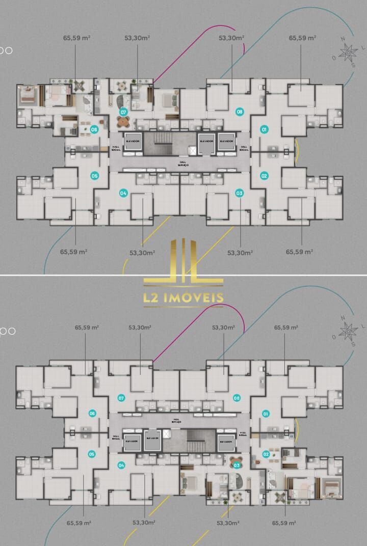 Apartamento, 2 quartos, 53 m² - Foto 5