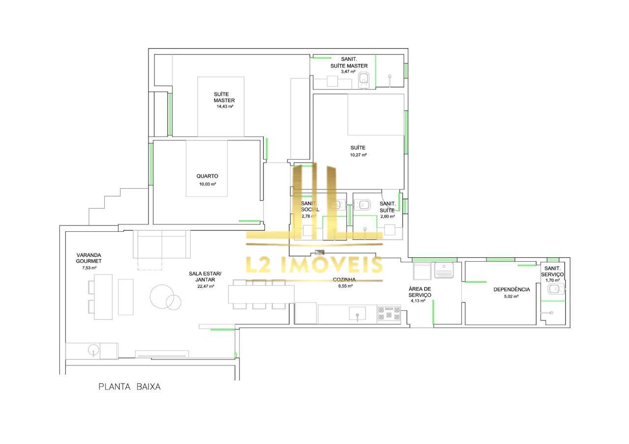 Apartamento, 3 quartos, 115 m² - Foto 7