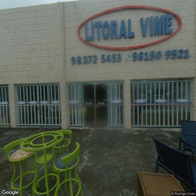 Imagem estática do "Street View" da localização