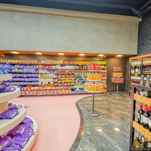 Imagem estática do "Street View" da localização