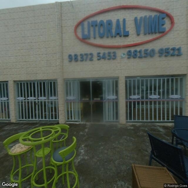 Imagem estática do "Street View" da localização