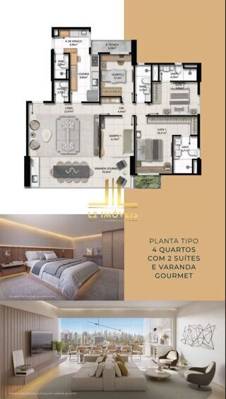 Apartamento à venda com 3 quartos, 130m² - Foto 13