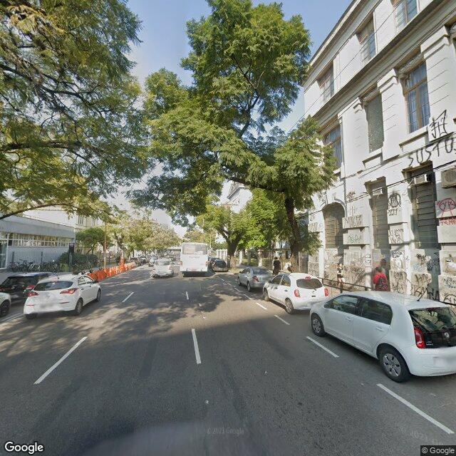 Imagem estática do "Street View" da localização