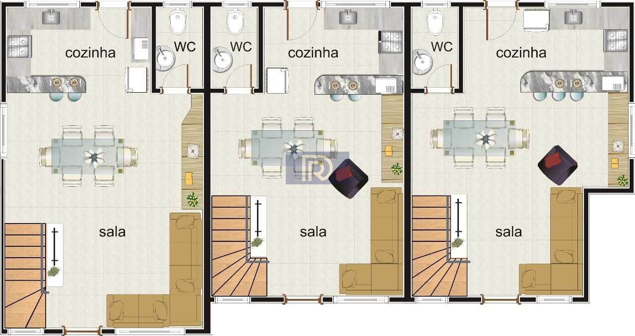 Sobrado, 2 quartos, 76 m² - Foto 9