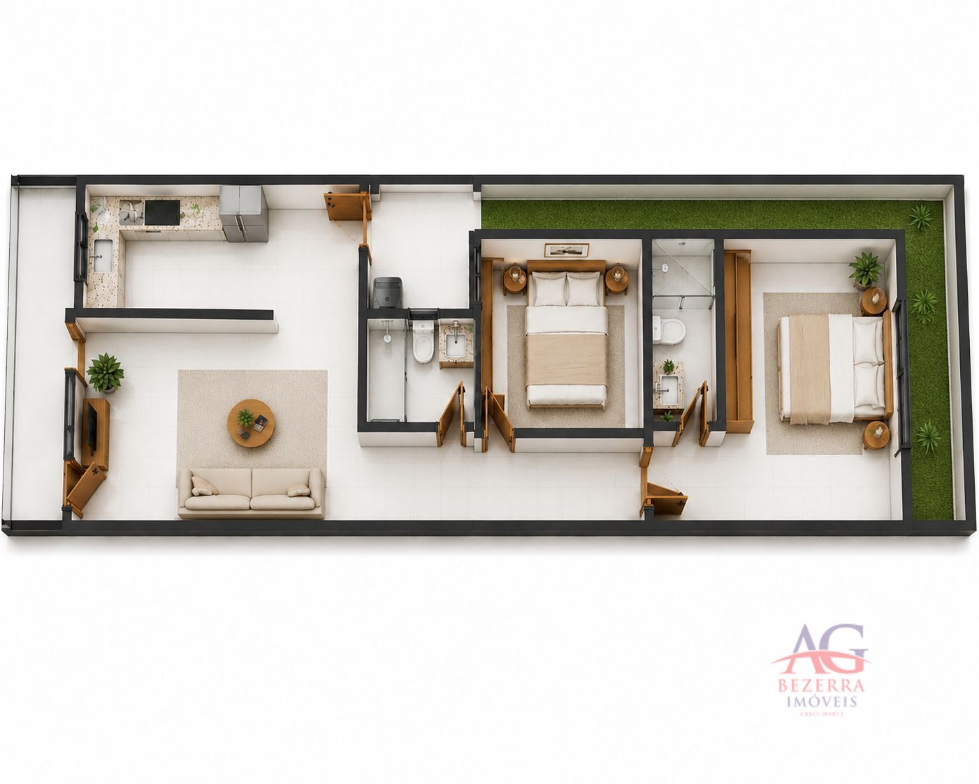 Casa, 2 quartos, 82 m² - Foto 3